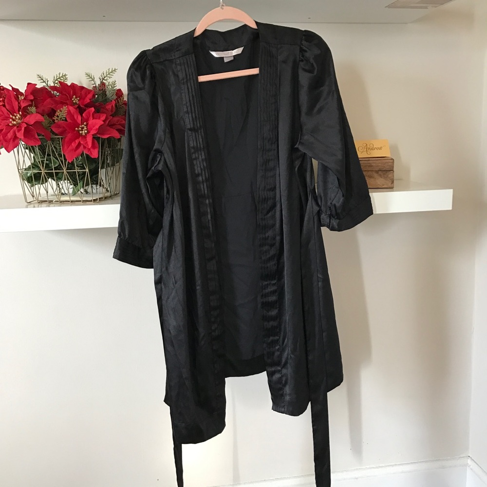 VS Black Satin Kimono♥️